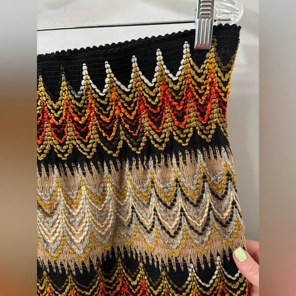 Vintage 1960s Handwoven Tribal Maxi Skirt, Very Unique and Beautiful Piece - Picture 7 of 9